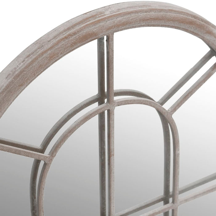 Specchio da Giardino-Specchio Decorativo-Specchio Esterno Sabbia 60x45 cm in Ferro per Uso Esterno