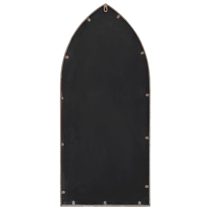 Specchio da Giardino Sabbia 100x45 cm in Ferro per Uso Esterno 318353