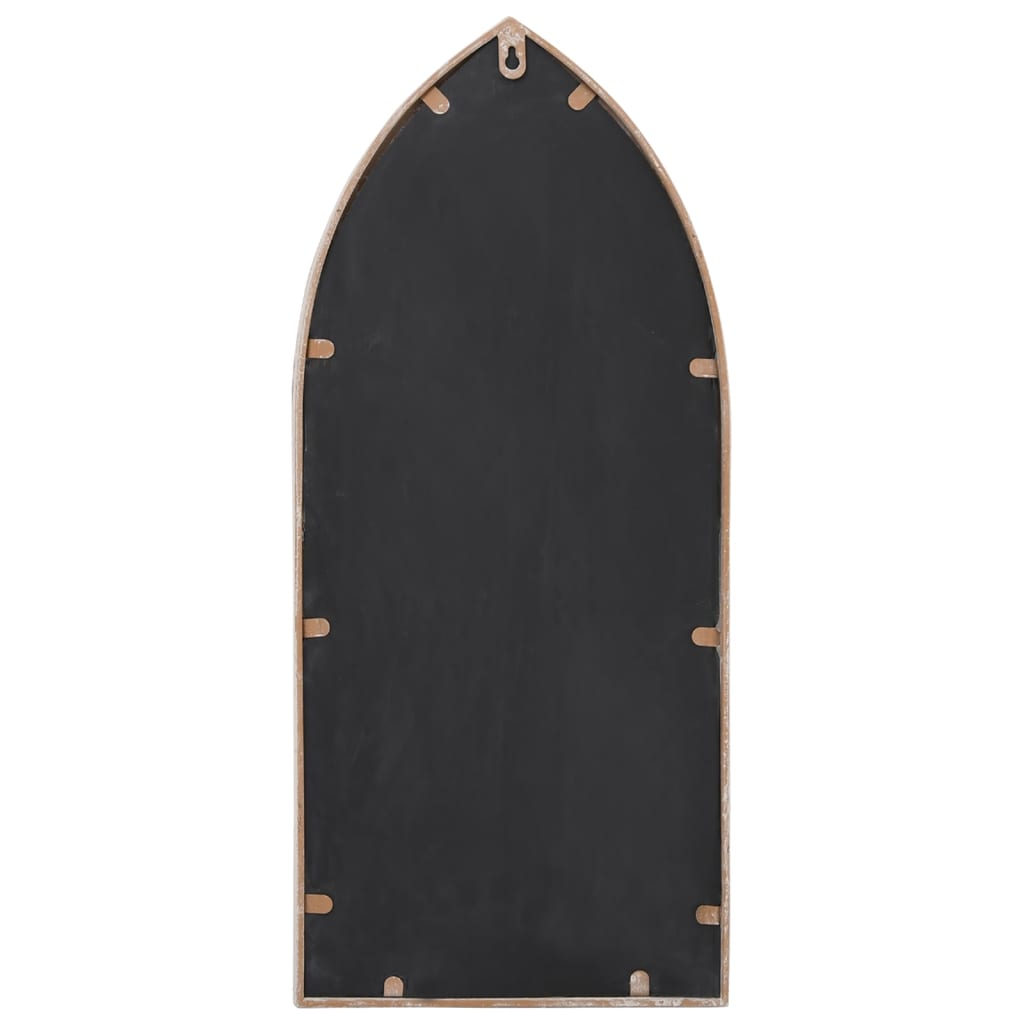 Specchio da Giardino Sabbia 70x30 cm in Ferro per Uso Esterno