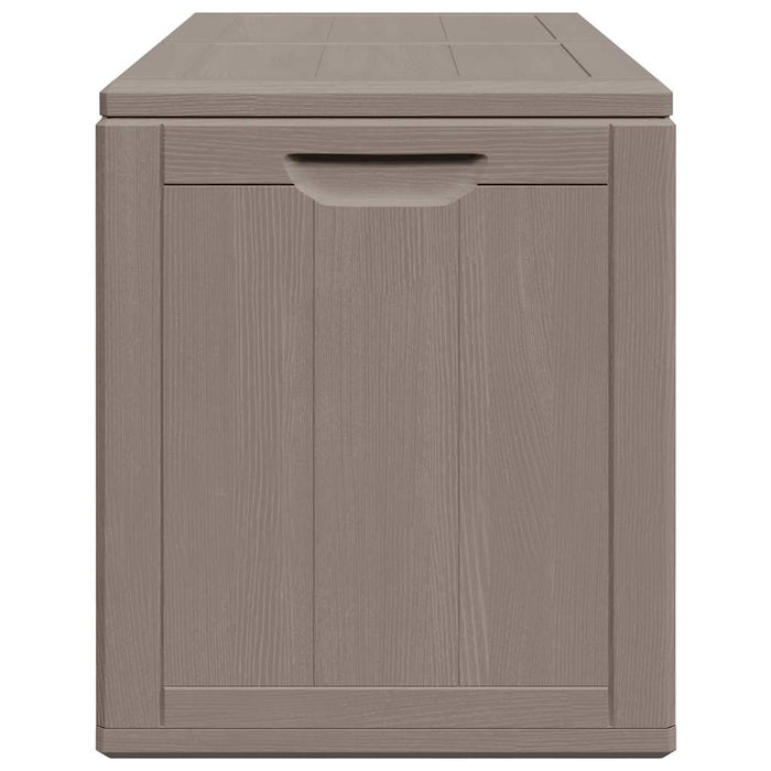 Baule da Giardino 180 L Marrone Aspetto legno in PP 151231