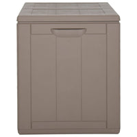 Baule portaoggetti per mobili da giardino 180 litri marrone PP rattan 02_0013016