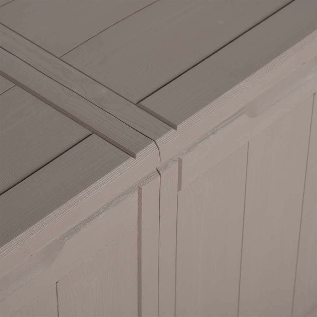 Baule da Giardino 180 L Marrone Aspetto legno in PP 151231