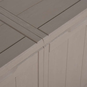 Baule da Giardino 180 L Marrone Aspetto legno in PP 151231