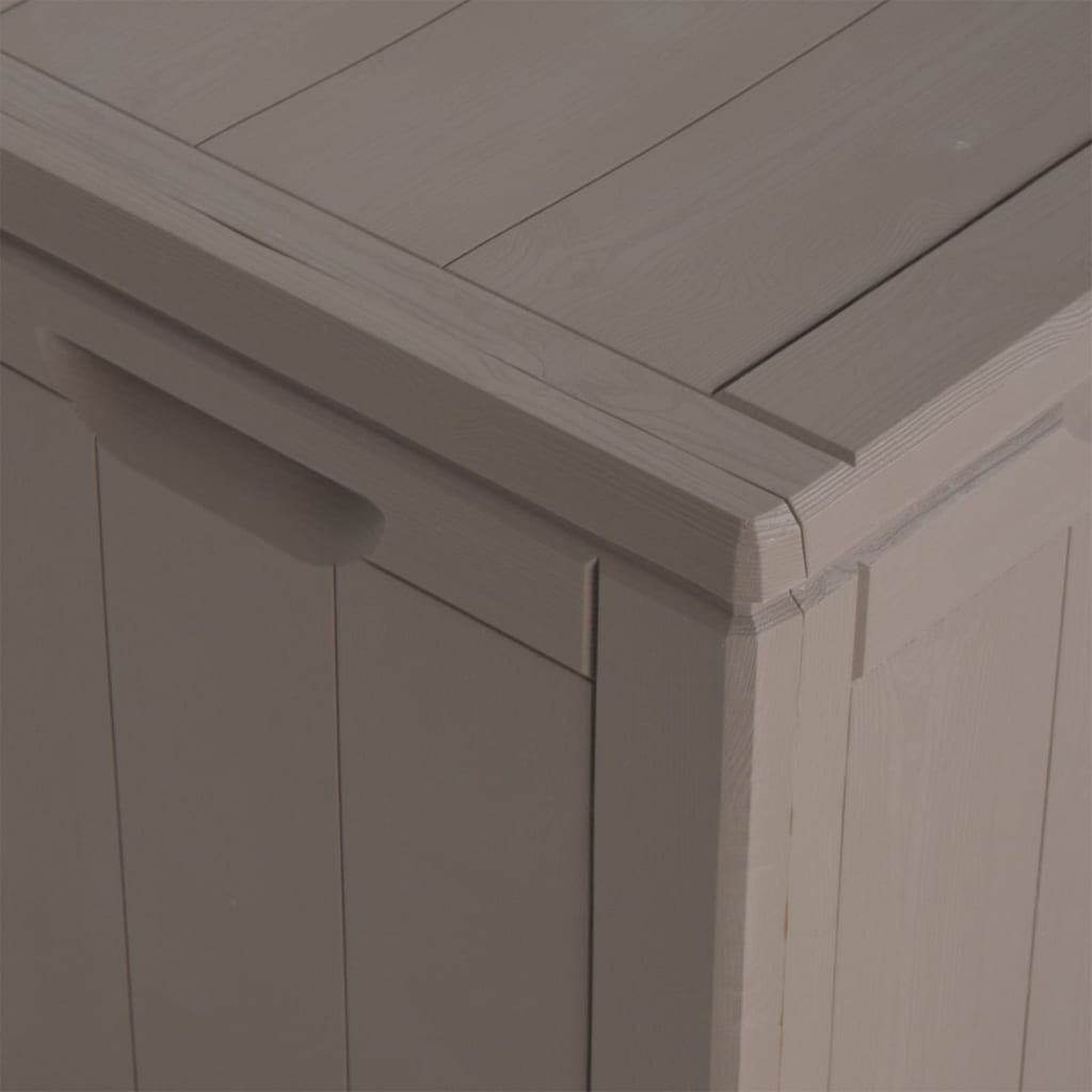 Baule portaoggetti per mobili da giardino 180 litri marrone PP rattan 02_0013016