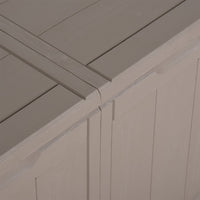 Baule da Giardino 270 L Marrone Aspetto legno in PP 151232