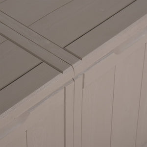 Baule da Giardino 270 L Marrone Aspetto legno in PP 151232