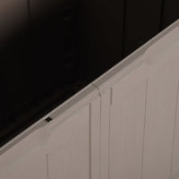 Baule portaoggetti per mobili da giardino 270 litri marrone PP rattan 02_0013023