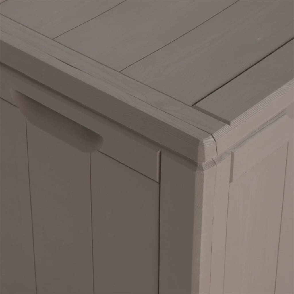 Baule portaoggetti per mobili da giardino 270 litri marrone PP rattan 02_0013023