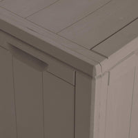 Baule da Giardino 270 L Marrone Aspetto legno in PP 151232