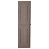 Armadio da Giardino Marrone 65x45x172 cm in PP Aspetto Legno 151240