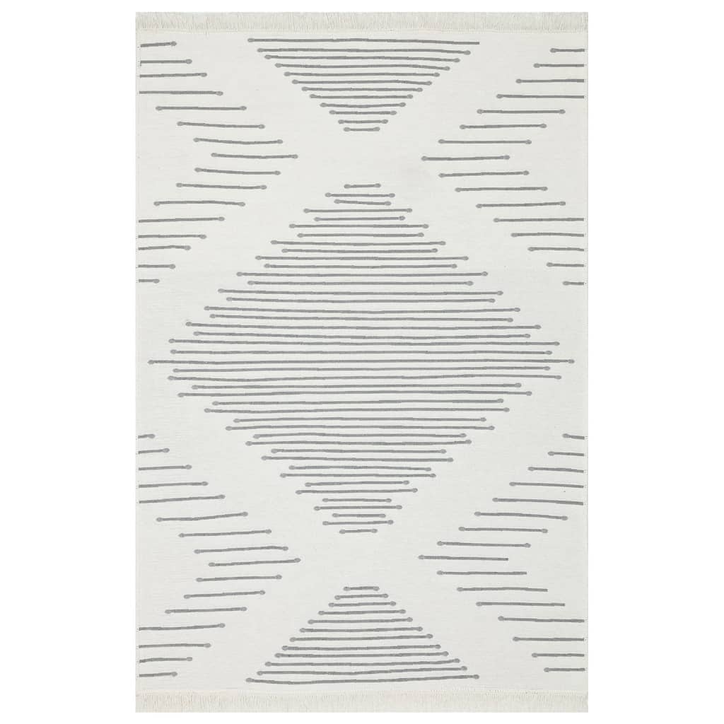 Tappeto Grigio Scuro 160x230 cm in Cotone cod mxl 69799