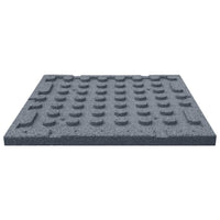 Piastrelle Anticaduta 6 pz in Gomma 50x50x3 cm Grigio 93439