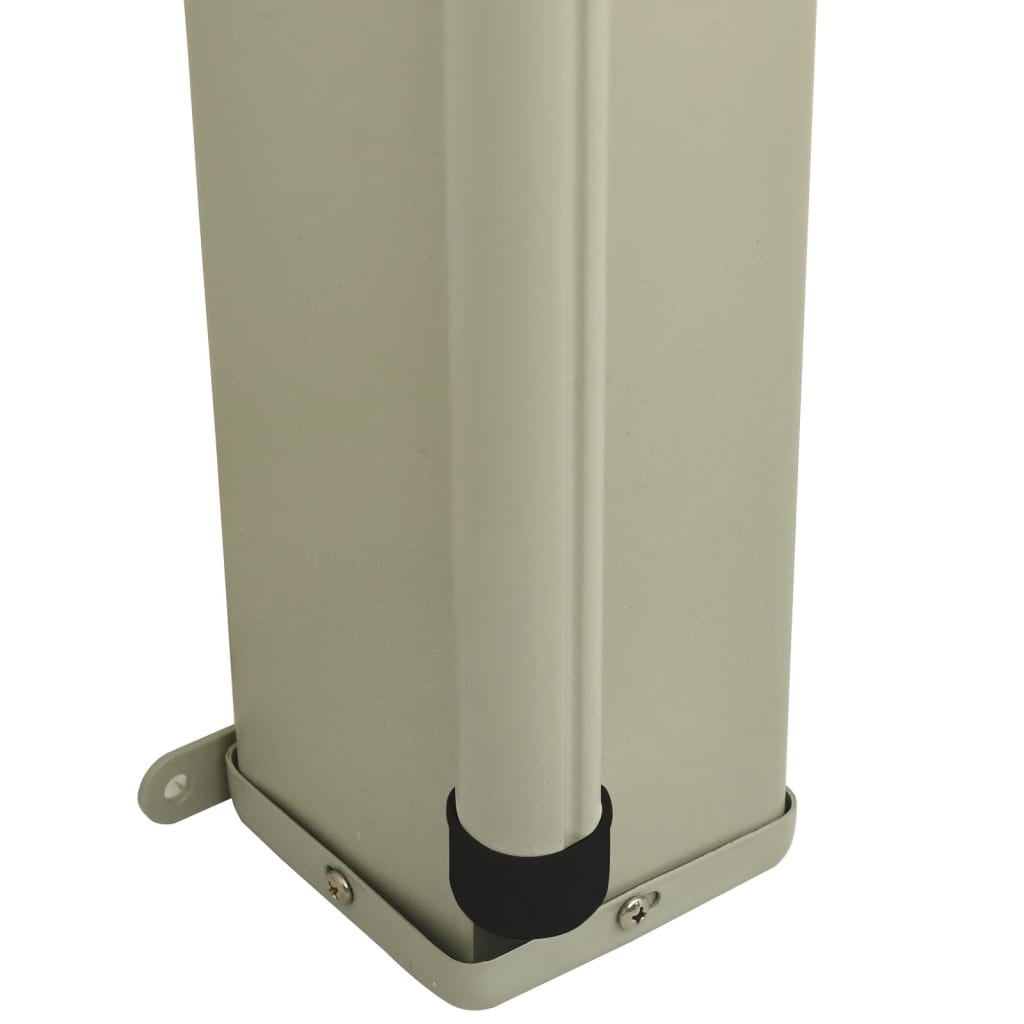 Tenda Laterale Retrattile per Patio 140x300 cm Nera 317832