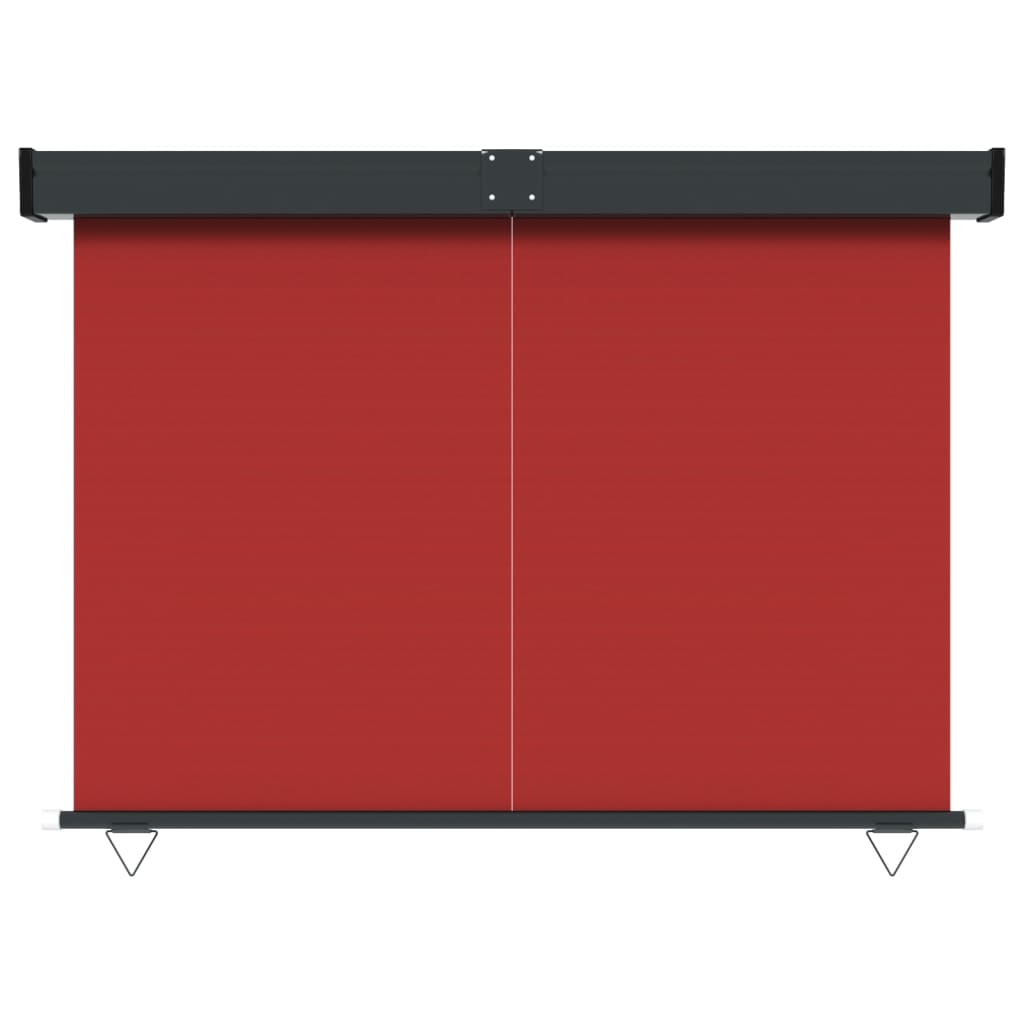 Tendalino Laterale per Balcone 145x250 cm Rosso 317853