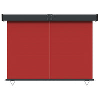 Tendalino Laterale per Balcone 145x250 cm Rosso 317853