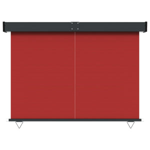 Tendalino Laterale per Balcone 145x250 cm Rosso 317853