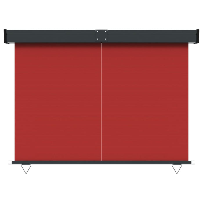 Tendalino Laterale per Balcone 145x250 cm Rosso 317853