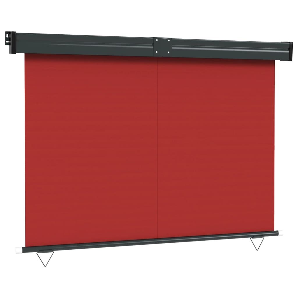 Tendalino Laterale per Balcone 145x250 cm Rosso 317853