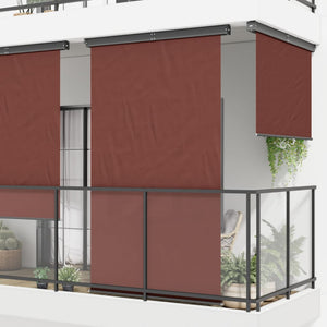Tendalino Laterale per Balcone 165x250 cm Marrone 317861