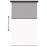 Tenda Laterale per Balcone 170x250 cm Grigia cod mxl 15339