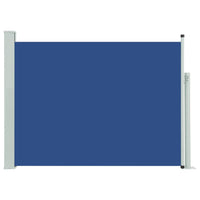 Tenda Laterale Retrattile per Patio 117x500 cm Blu 317912