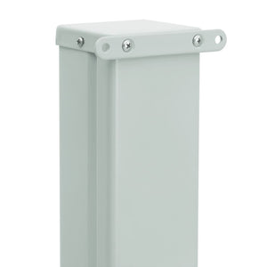 Tenda Laterale Retrattile per Patio 117x500 cm Grigia