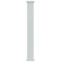 Tenda Laterale Retrattile per Patio 117x600 cm Nera 317946