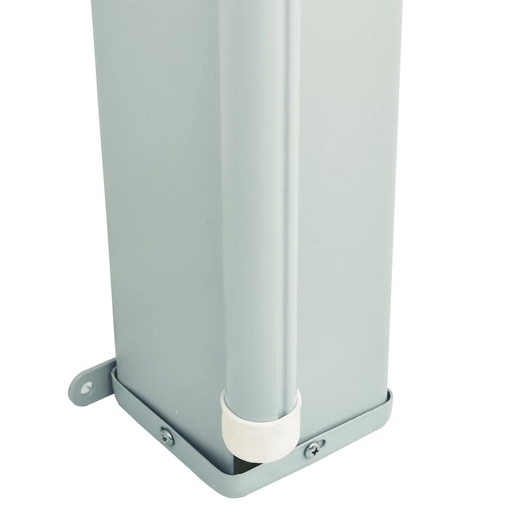 Tenda Laterale Retrattile per Patio 117x600 cm Nera 317946