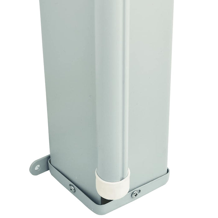 Tenda Laterale Retrattile per Patio 117x600 cm Nera 317946