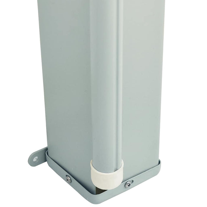 Tenda Laterale Retrattile per Patio 117x600 cm Grigia 317950