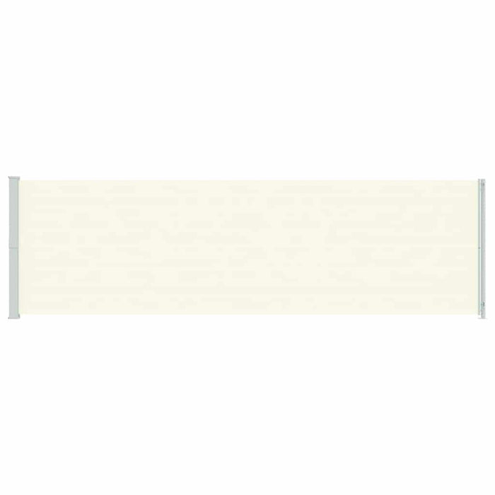 Tenda da Sole Laterale Retrattile per Patio 180x600 cm Crema 317965