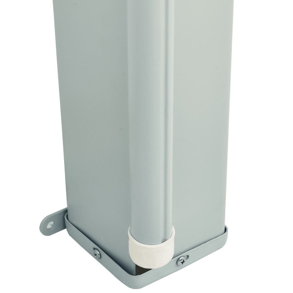 Tenda da Sole Laterale Retrattile per Patio 180x600 cm Rossa 317967