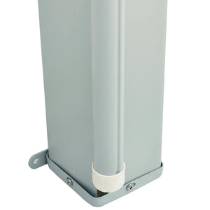 Tenda da Sole Laterale Retrattile per Patio 180x600 cm Grigia 317968