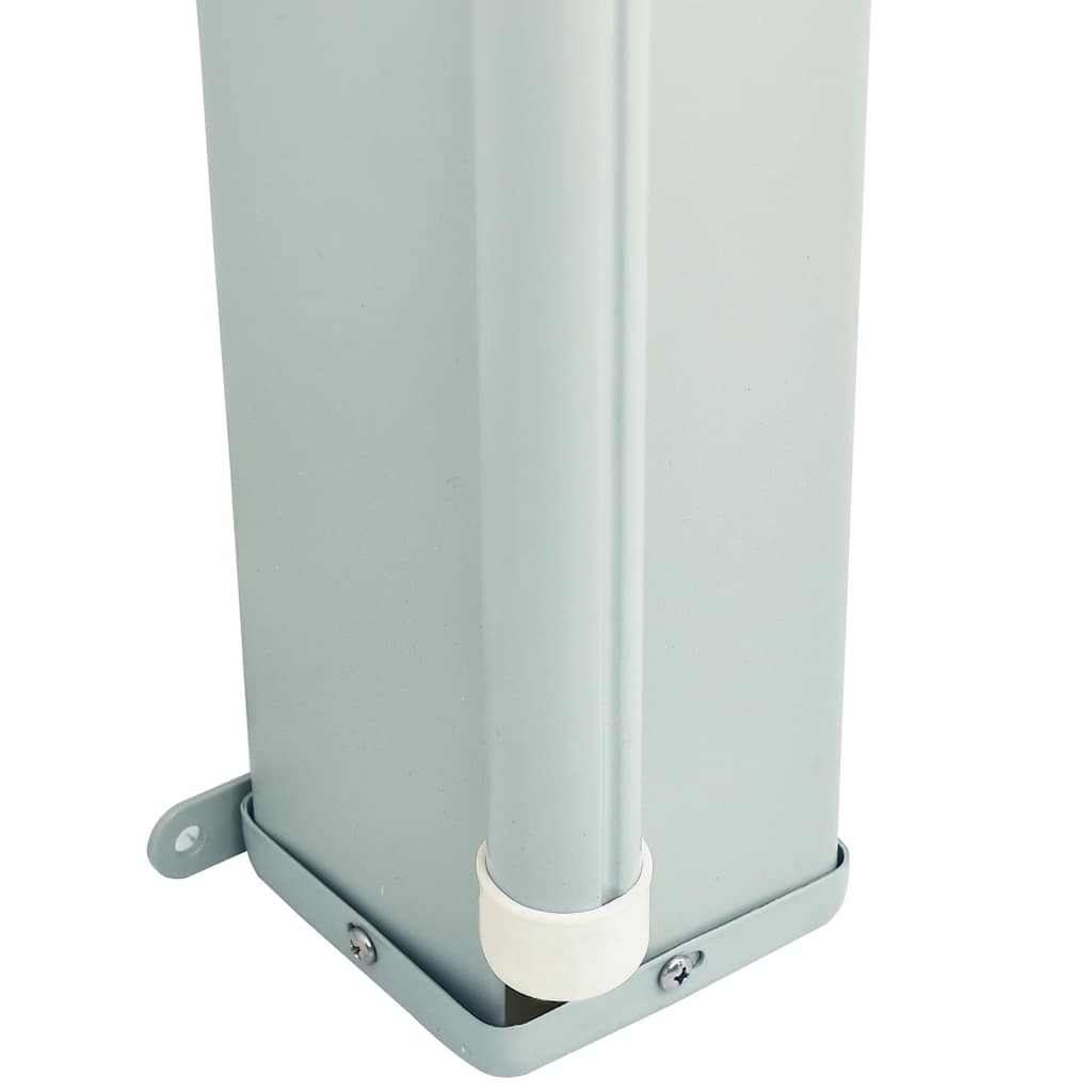 Tenda da Sole Laterale Retrattile per Patio 180x600 cm Marrone 317969