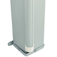 Tenda da Sole Laterale Retrattile per Patio 200x600 cm Nera 317970