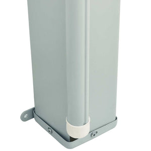 Tenda da Sole Laterale Retrattile per Patio 200x600 cm Nera 317970