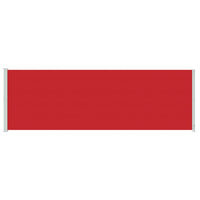 Tenda da Sole Laterale Retrattile per Patio 200x600 cm Rossa 317973