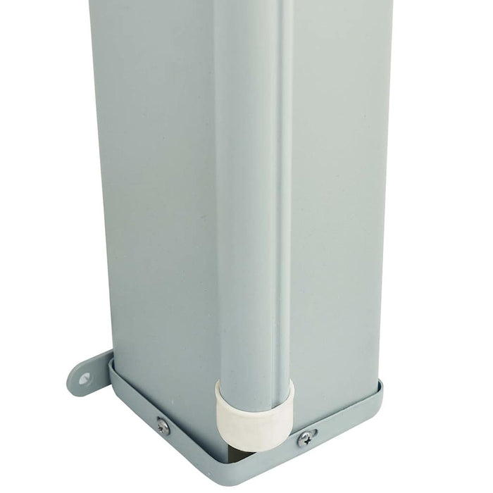 Tenda da Sole Laterale Retrattile per Patio 200x600 cm Marrone cod mxl 16516