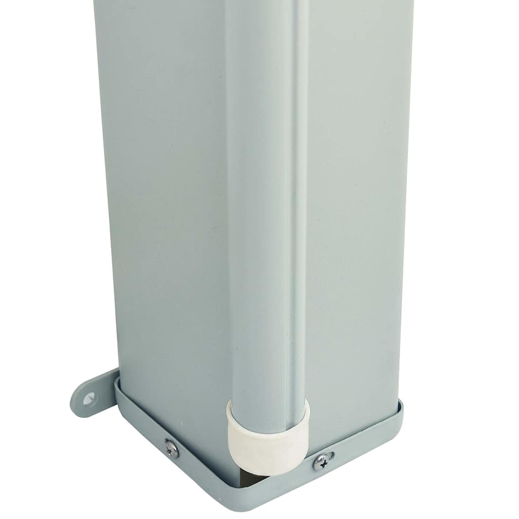 Tenda da Sole Laterale Retrattile per Patio 200x600 cm Marrone 317975