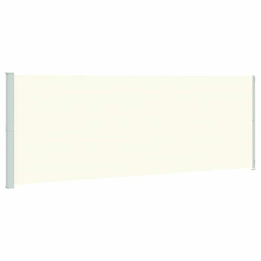 Tenda Laterale Retrattile per Patio 220x600 cm Crema 317977