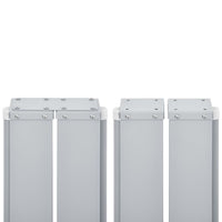 Tenda da Sole Laterale Retrattile Nera 160x600 cm 317994