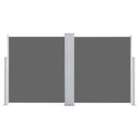 Tenda da Sole Laterale Retrattile Antracite 160x600 cm 317996