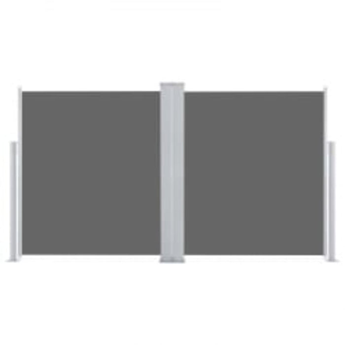 Tenda da Sole Laterale Retrattile Antracite 160x600 cm 317996