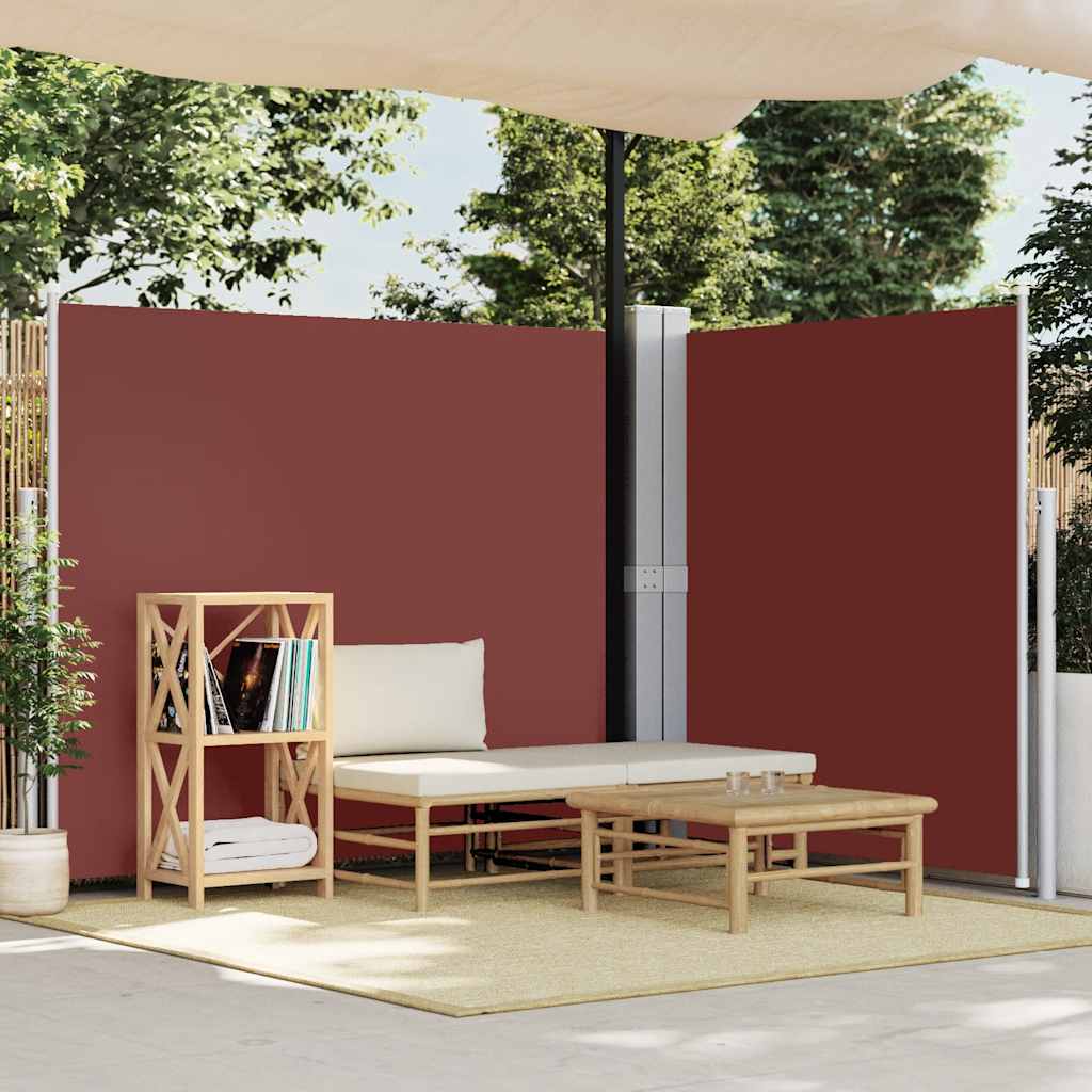 Tenda da Sole Laterale Retrattile Marrone 180x600 cm 318003