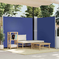 Tenda da Sole Laterale Retrattile Blu 180x600 cm 318004