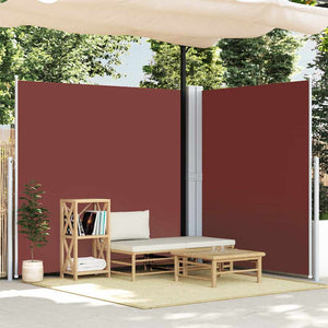 Tenda da Sole Laterale Retrattile Marrone 200x600 cm 318009