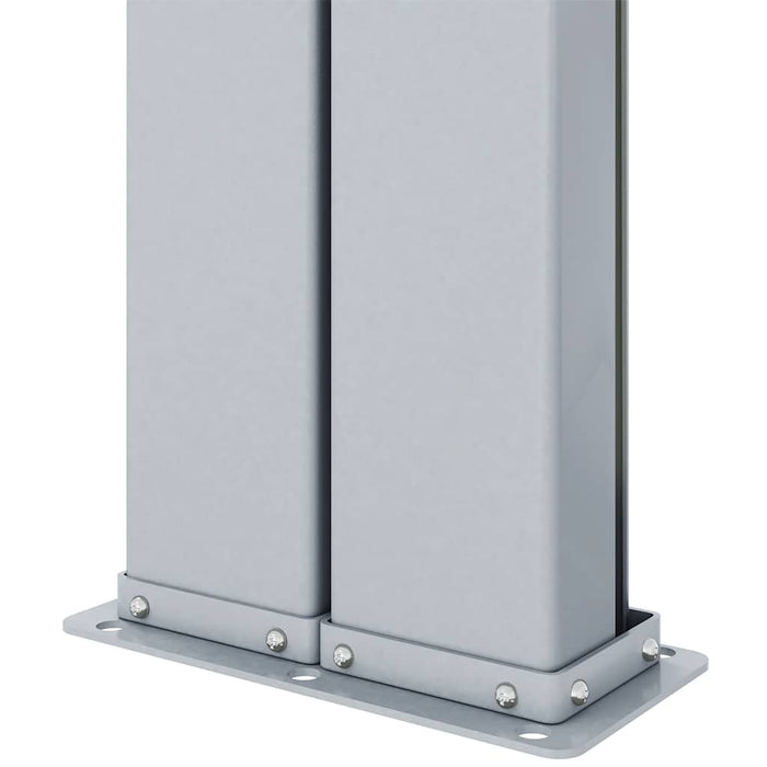 Tenda da Sole Laterale Retrattile Rossa 200x600 cm 318011