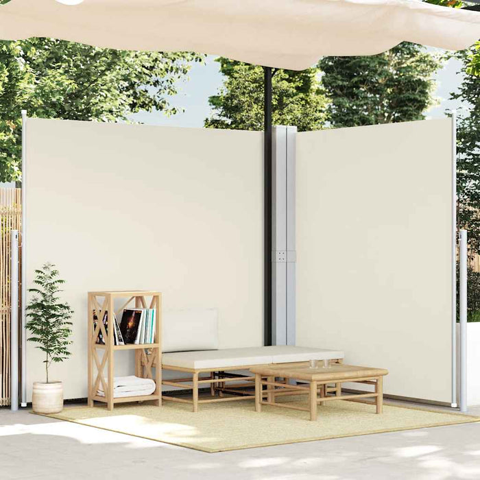 Tenda da Sole Laterale Retrattile Crema 220x600 cm