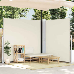 Tenda da Sole Laterale Retrattile Crema 220x600 cm 318013