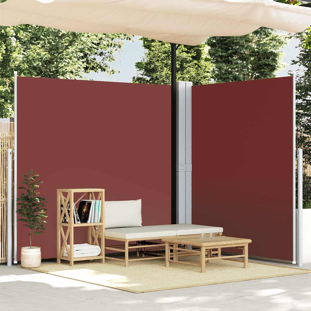 Tenda da Sole Laterale Retrattile Marrone 220x600 cm 318015